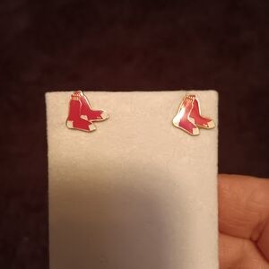 Boston Red Socks Post Earrings